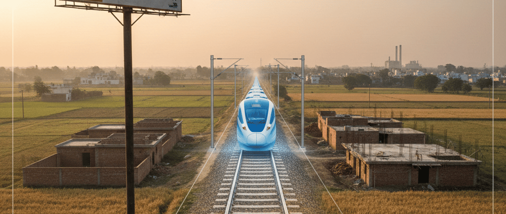 How the proposedJewar Bulandshahar rail link will impact  land price