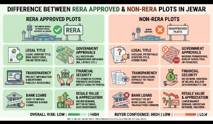 Investing in Jewar Real Estate: RERA vs Non-RERA