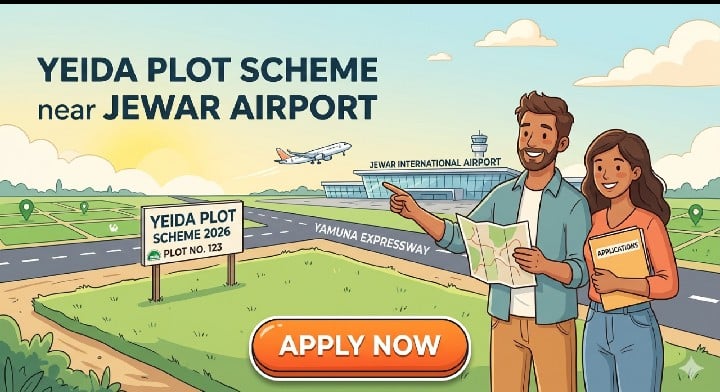 how to apply for yeida plot scheme near jewar airport