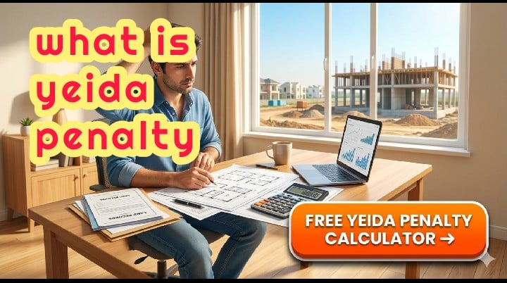 how to calculate yeida penalty for late construction