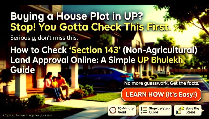 how to verify section 143 approval online in up bhulekh