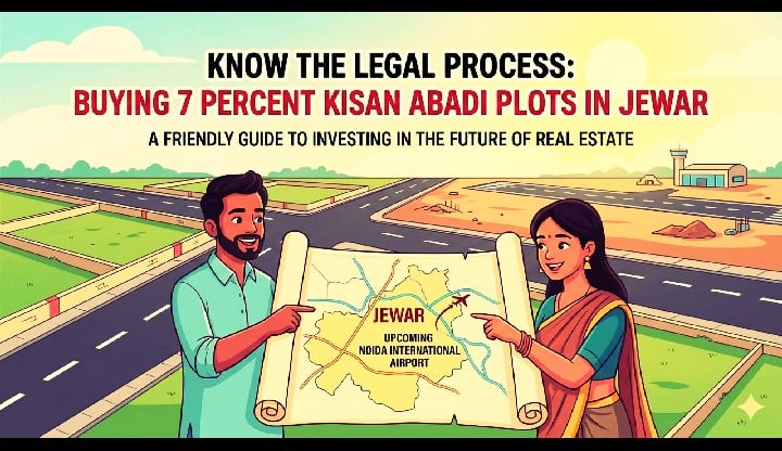 Legal process to buy 7 percent kisan abadi plots in jewar