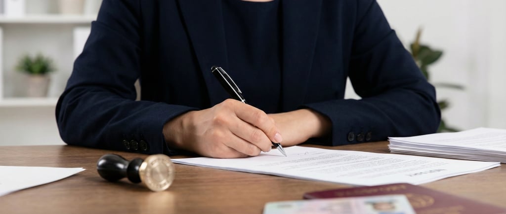 Massachusetts notary verifying birth certificate for apostille