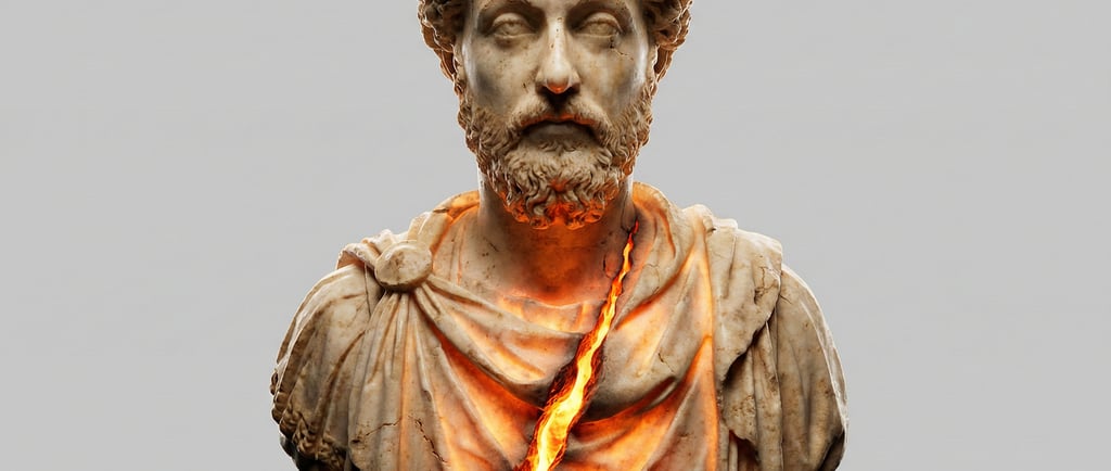 a statue of a man with a beard