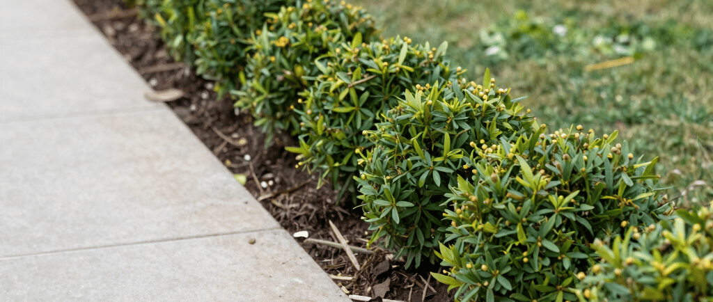 observational piece about how edging creates calm, structure, and easier maintenance.