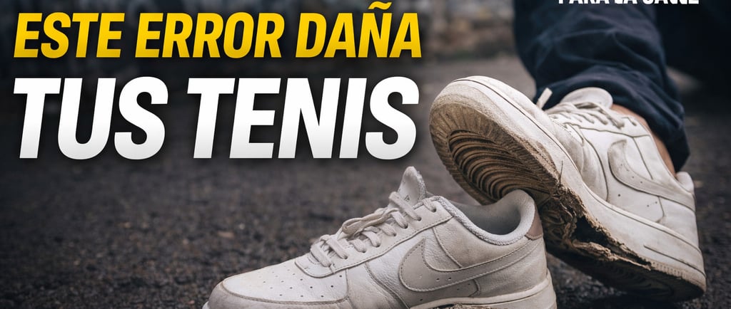 Error común que daña tus tenis y reduce su vida útil por mala humedad y mal uso