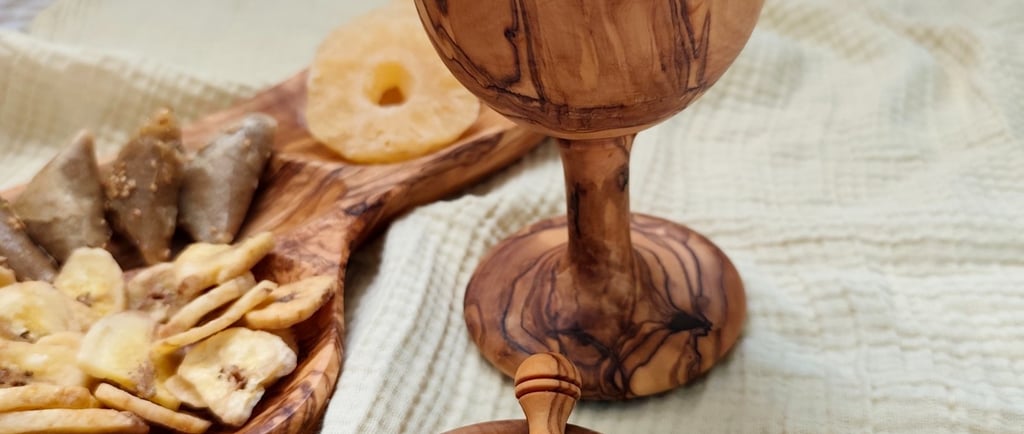 Ustensiles sains en bois d'olivier