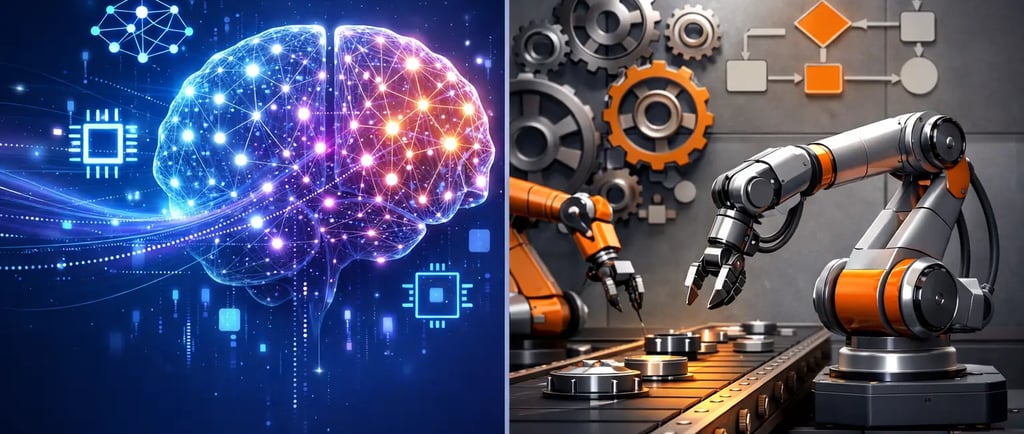 AI vs Automation: Why They Are Not the Same Technology