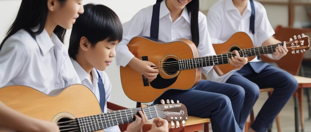 a couple of young men sitting next to each other