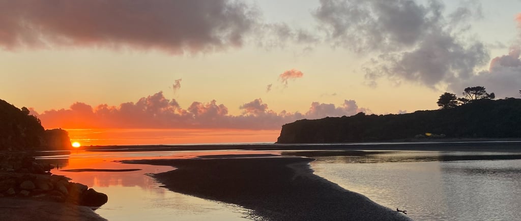Coucher de Soleil Nouvelle Zélande