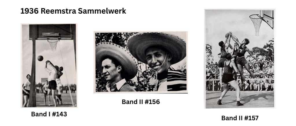 1936 Reemstra Sammelwerk Basketball Cards