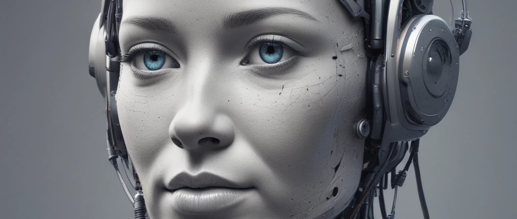 Abstract green and yellow pattern.