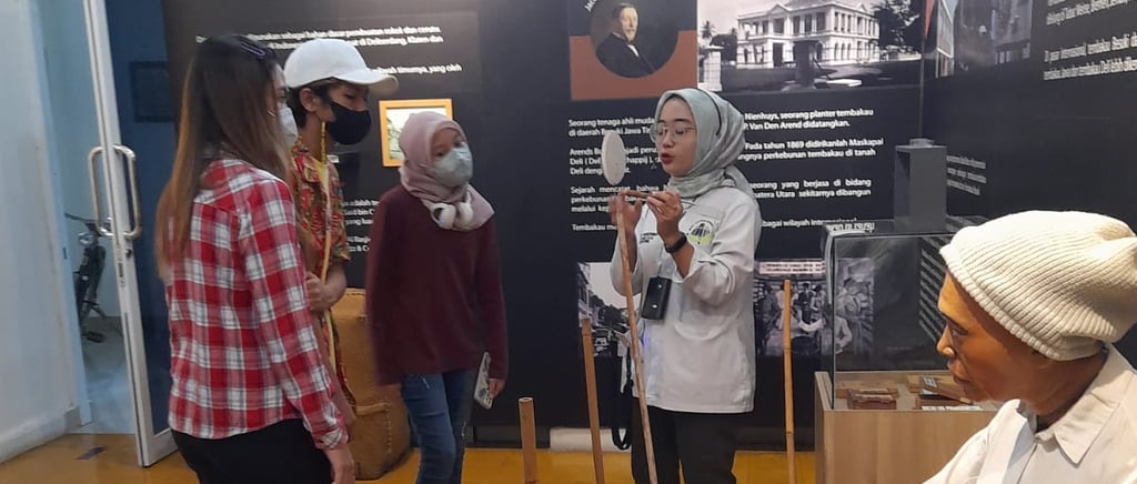 Fildtrip Museum PTPN Medan bersama Kawan Murid SMM Medan.(dok pribadi)