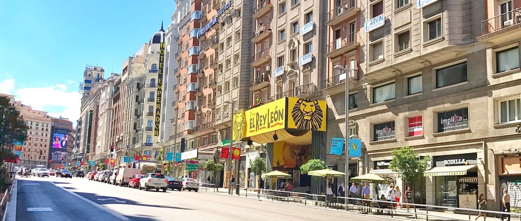 living in Madrid.