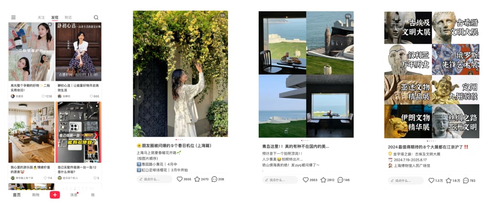 Examples of Xiaohongshu Cover/Image