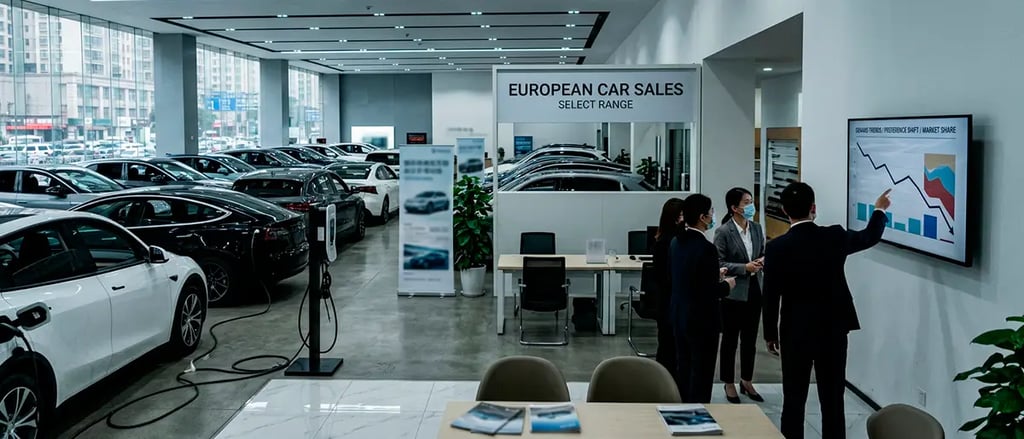 Automoción europea enfrenta caída de ventas en China y transición eléctrica industrial