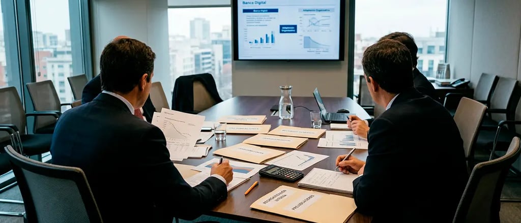 Negociación bancaria de prejubilaciones para eficiencia y transformación digital