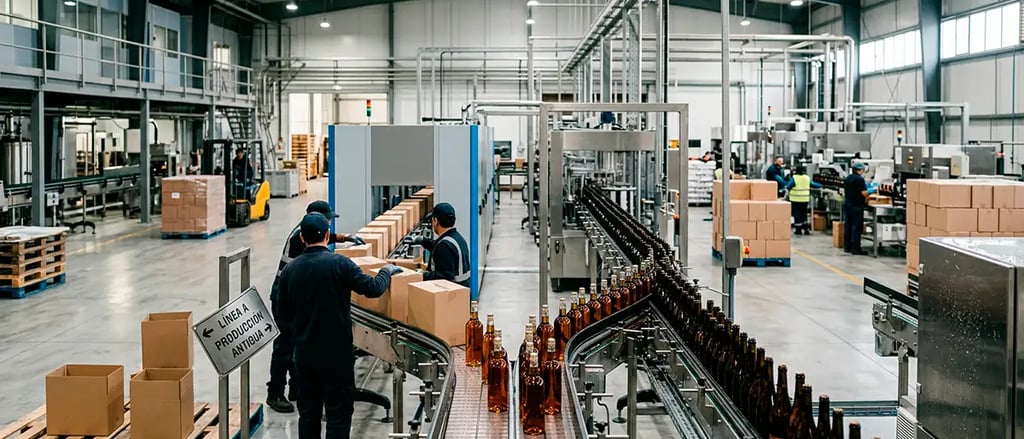 Línea de bebidas muestra industria, capital liberado y reorganización empresarial