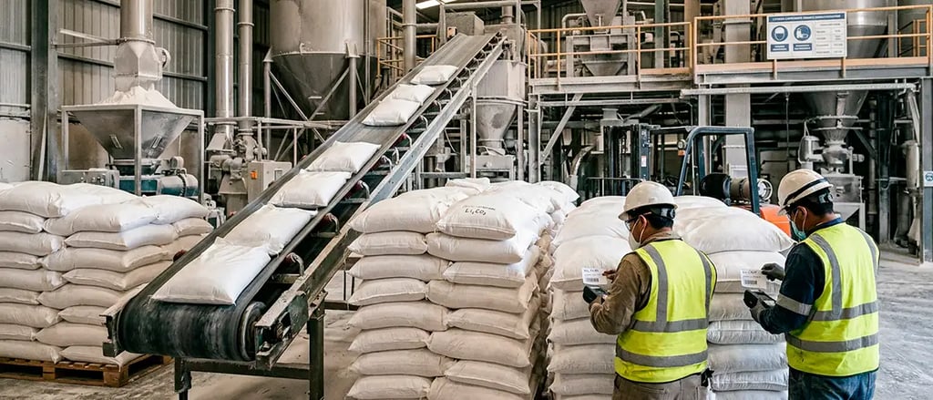 Carbonato de litio acumulado presiona precios, márgenes y cadena de baterías global