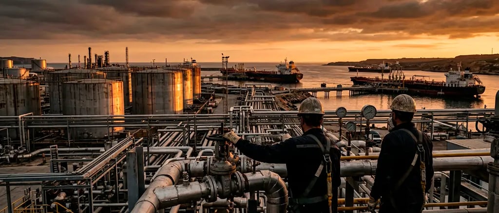 Petróleo sube por tensión geopolítica y presiona costes de empresas e industria
