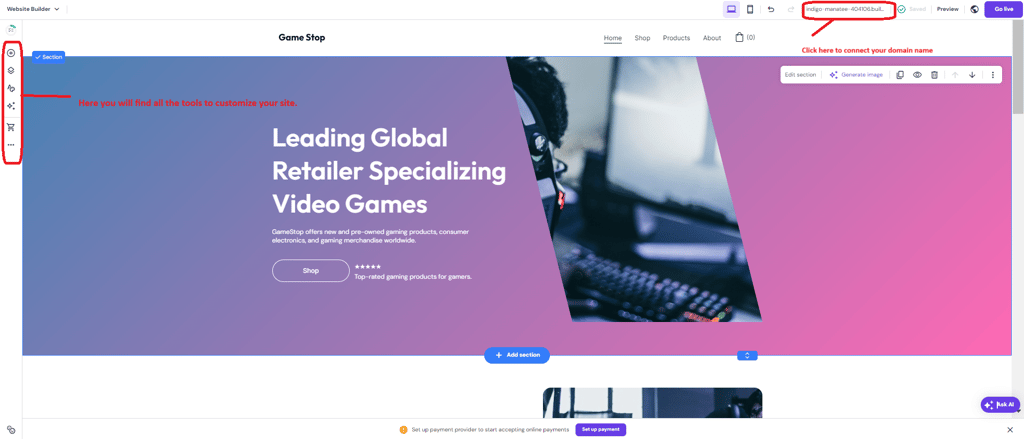 IA website tools