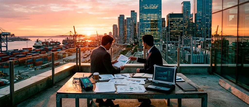 Economía global con comercio, pagos digitales y empresas bajo presión estratégica