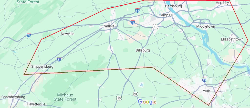Service Area Map