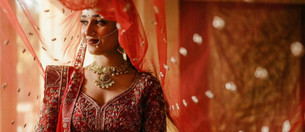 Soumya Dulhan Bride opening Ghughat