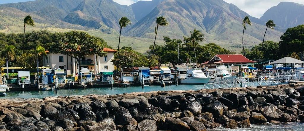 foto da chegada em lahaina no havaí