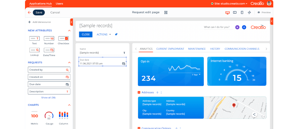 salesforce alternative, creatio partner in india