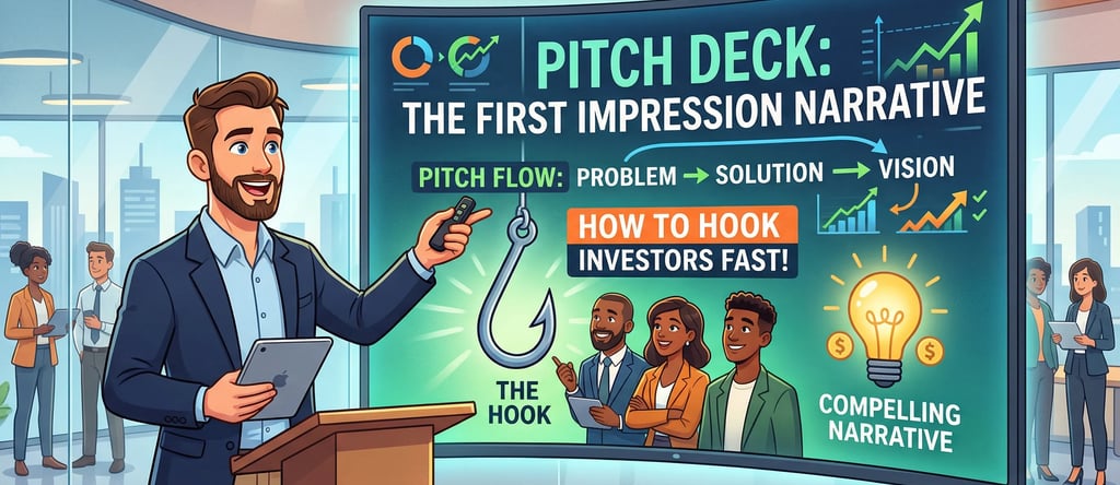 Pitch Deck First Impression Narrative: How to Hook Investors Fast