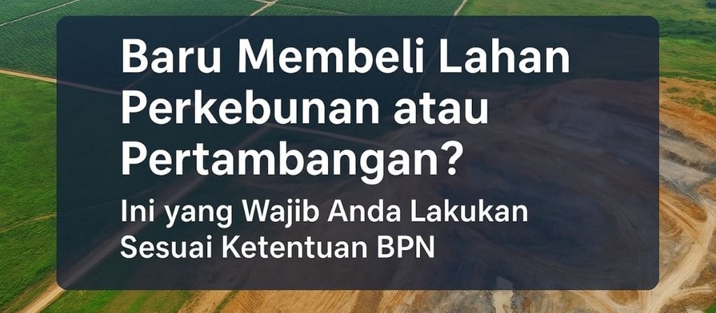 hal yang wajib anda lakukan setelah membeli lahan baru