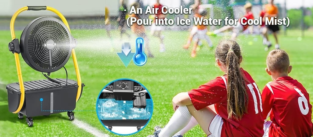 Mist Fan. Bookings 832-216-8423