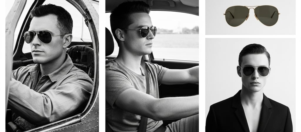 Historia lentes aviador desde pilotos militares 1930 hasta diseño moderno Weche Chile