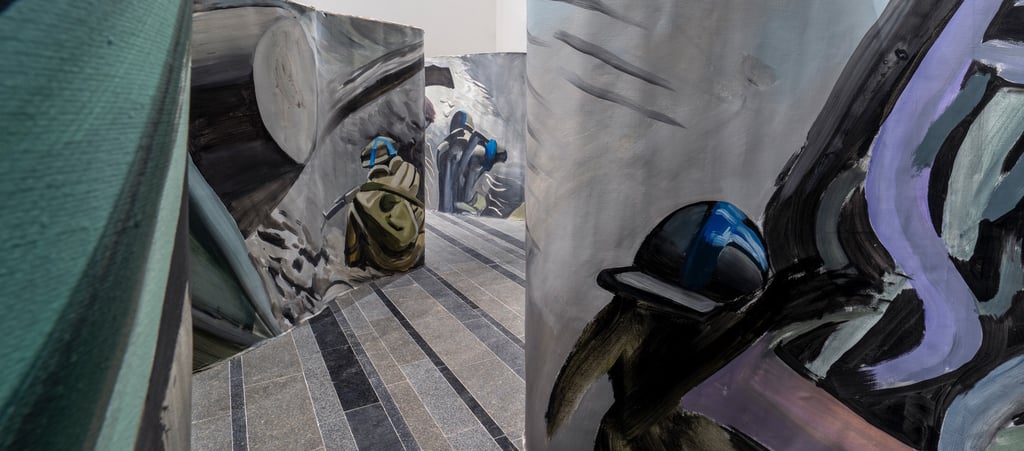 Battle in the Trench, 2025 аcrylic on canvas ©Lesia Khomenko