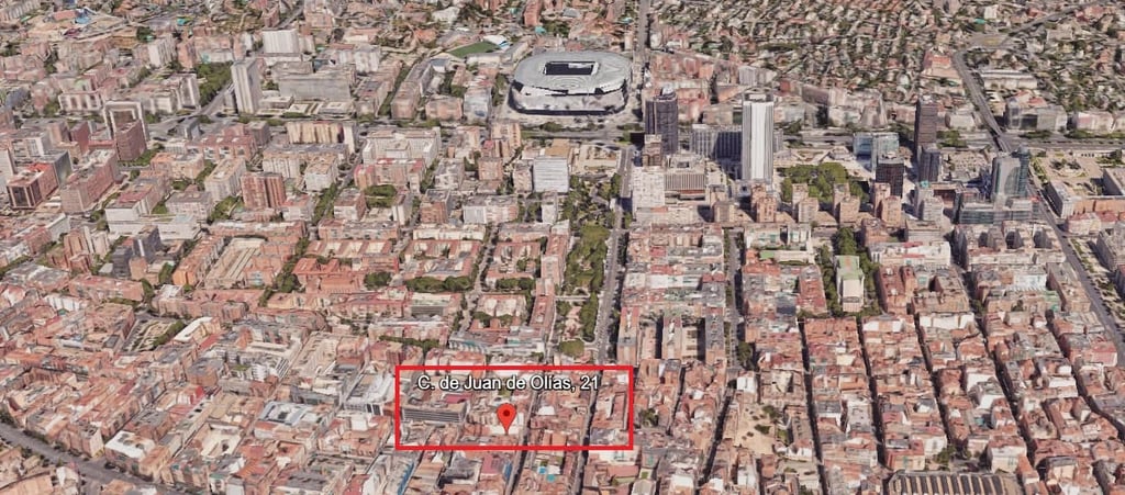 proyecto inmobiliario tetuan calle Juan de Olías, 21