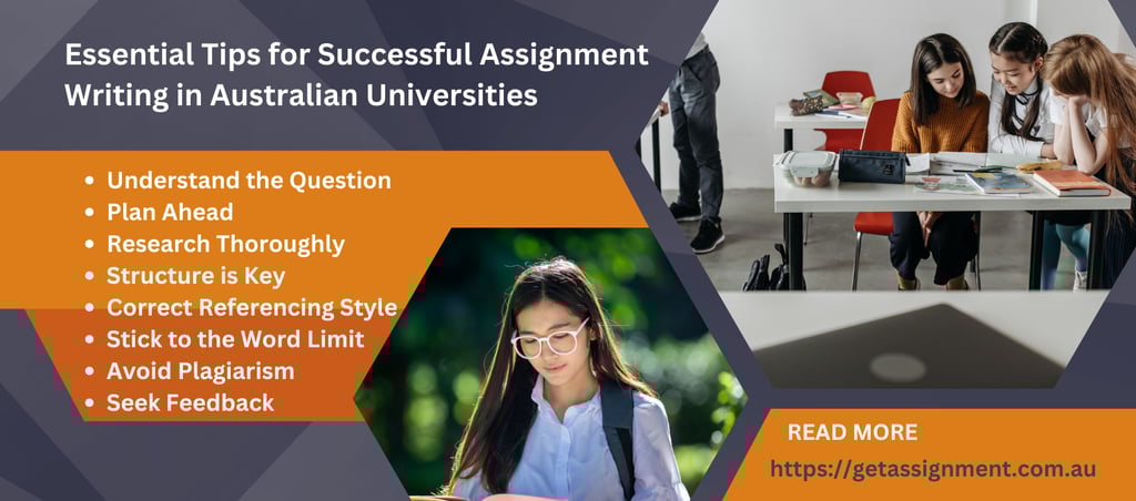Essential tips for successful assignment writing in australian universities