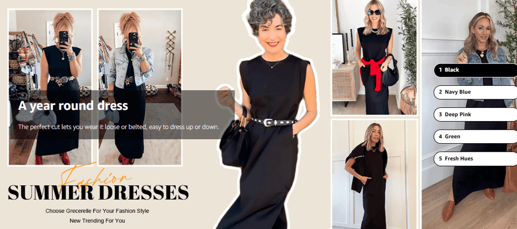  Stylish and functional Grecerelle versatile travel dress suitable for National Parks 2025 trips