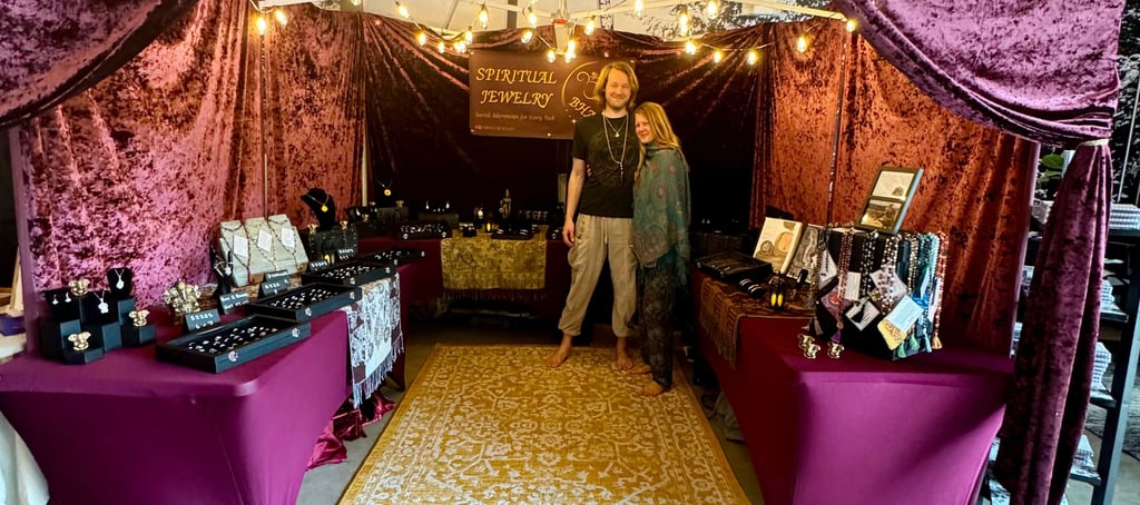 The Bhav Spiritual Jewelry Booth at NEPA Yoga Festival