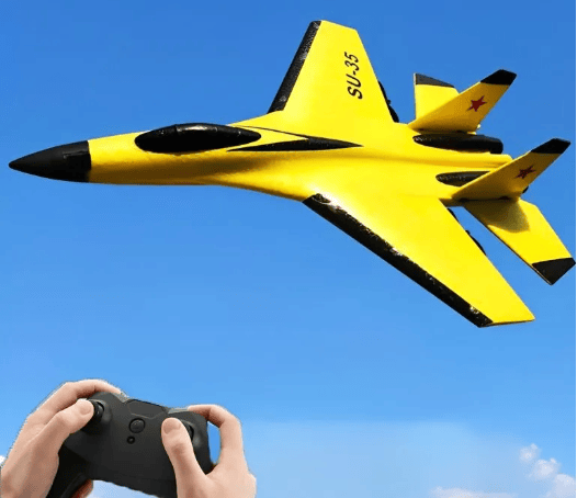 Black and Yellow Jaiafupm RC Airplane