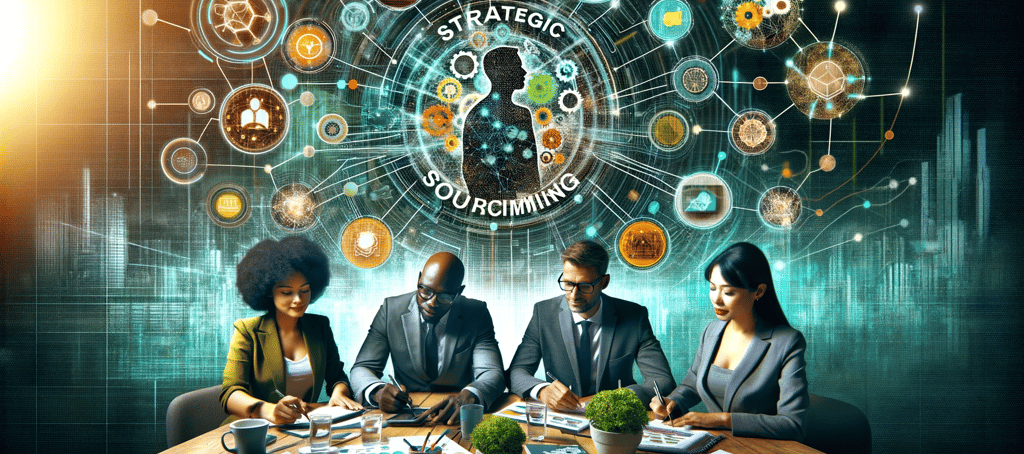 a group of business people sitting at a table