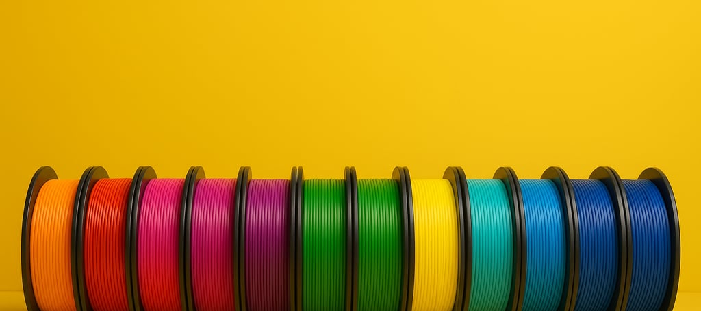 PLA filament koppelprint