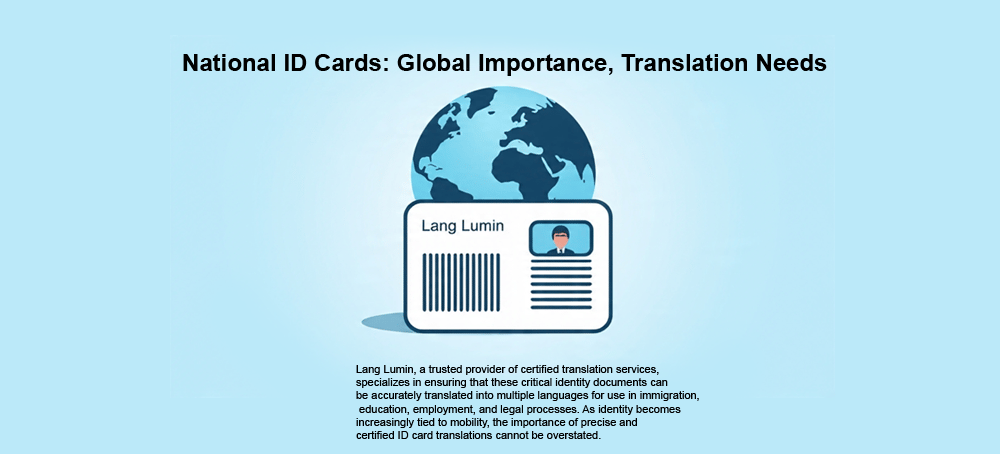 National ID Cards: Global Importance, Translation Needs, and How Lang Lumin Helps