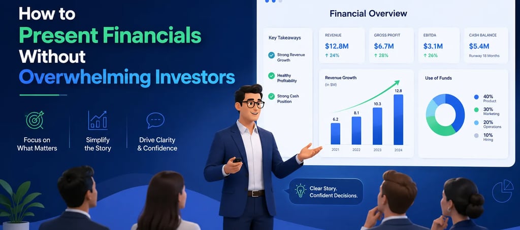 How to Present Financials Without Overwhelming Investors