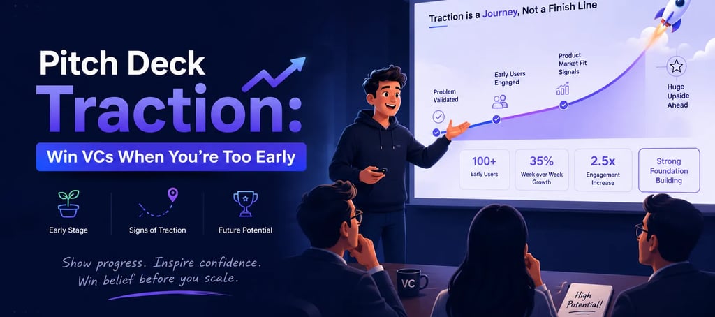 Pitch Deck Traction: Win VCs When You're Too Early