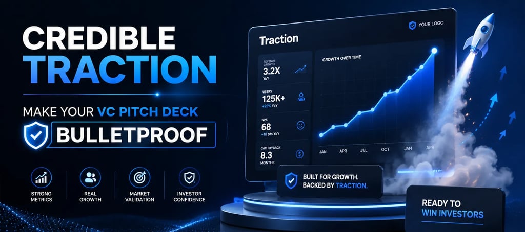 Credible Traction: Make Your VC Pitch Deck Bulletproof