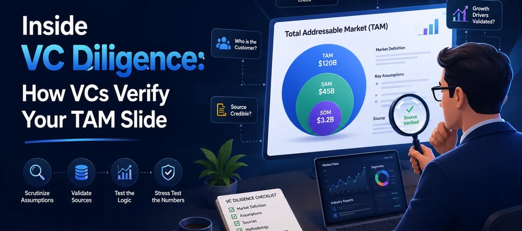 Inside VC Diligence: How VCs Verify Your TAM Slide