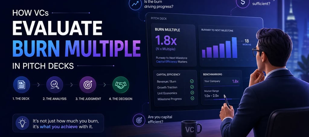 How VCs Evaluate Burn Multiple in Pitch Decks