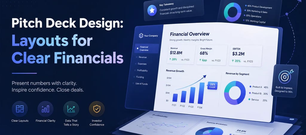 Pitch Deck Design: Layouts for Clear Financials
