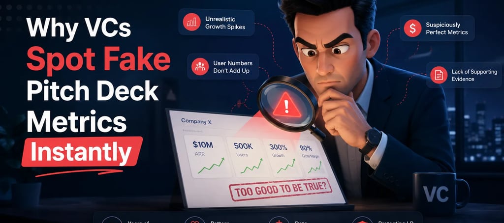 Why VCs Spot Fake Pitch Deck Metrics Instantly